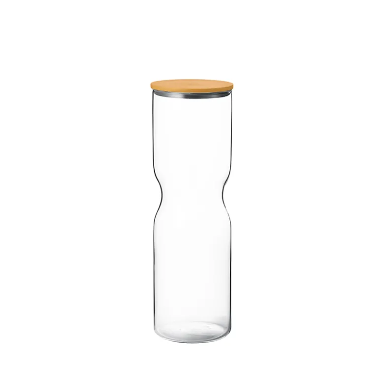 Georg Jensen Alfredo opbevaringsglas gul 2 liter
