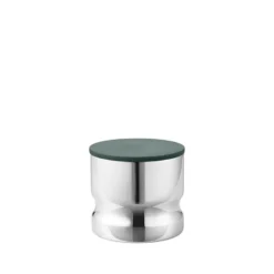 Georg Jensen Alfredo opbevaringsdåse grøn stål 0,5 liter