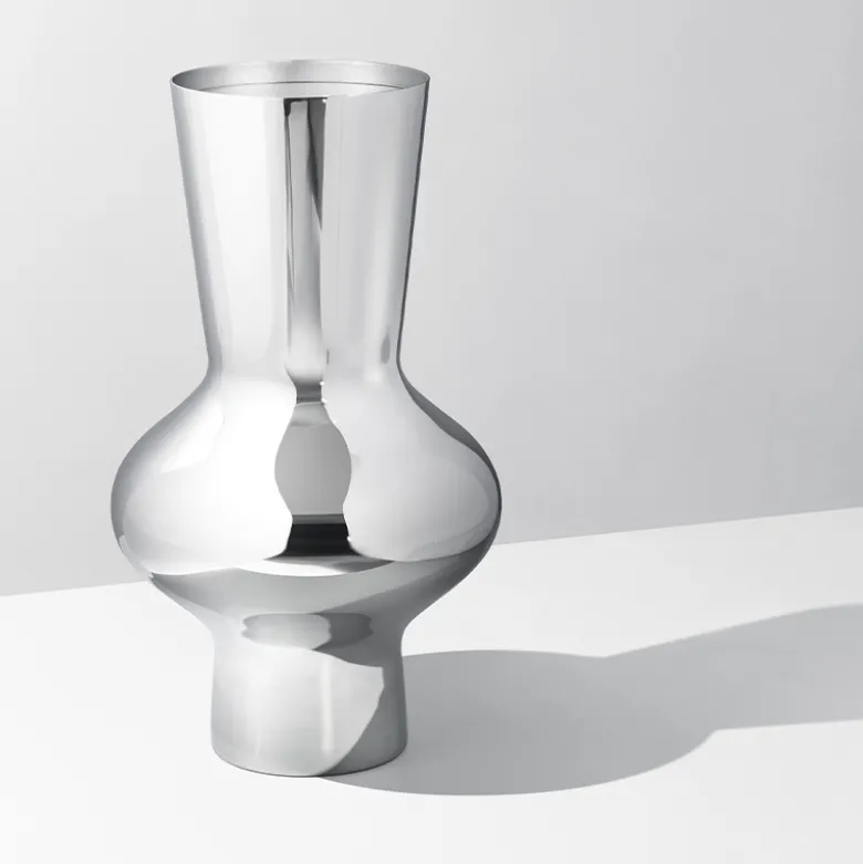 Georg Jensen Alfredo vase stor stål