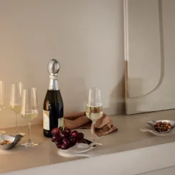 Georg Jensen Bernadotte champagneglas 6 stk.