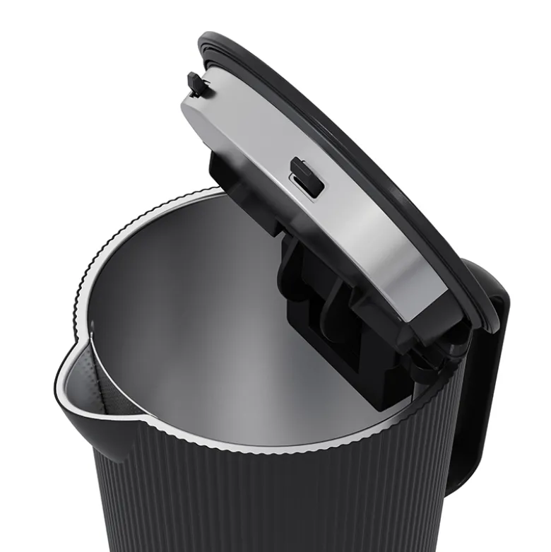 Georg Jensen Bernadotte el-kedel sort 1,5 liter 2200 watt
