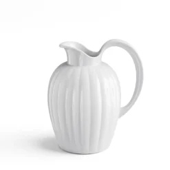 Georg Jensen Bernadotte flødekande hvid 0,5 liter