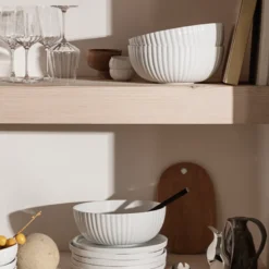 Georg Jensen Bernadotte salatskål hvid