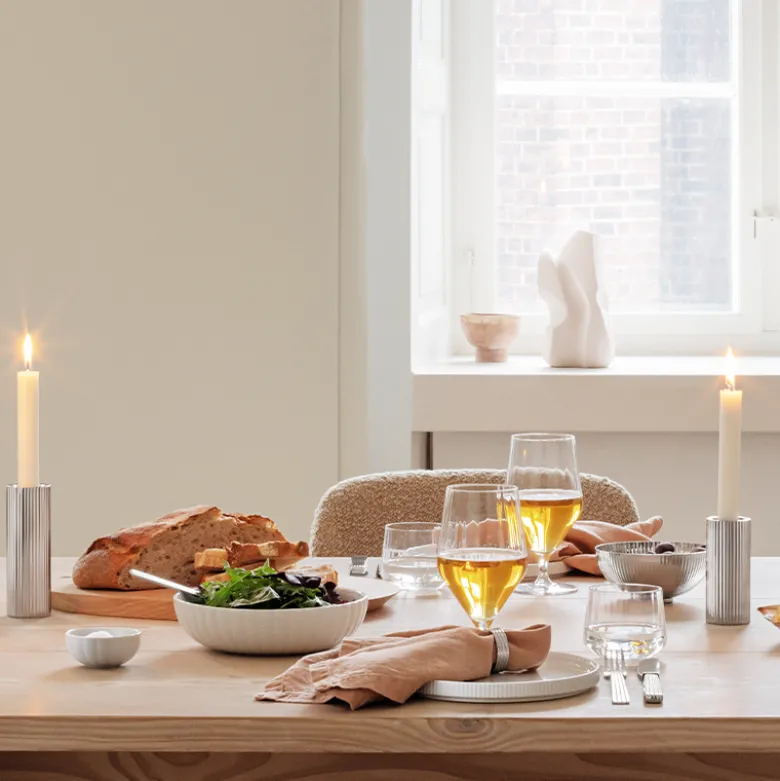 Georg Jensen Bernadotte salatskål hvid