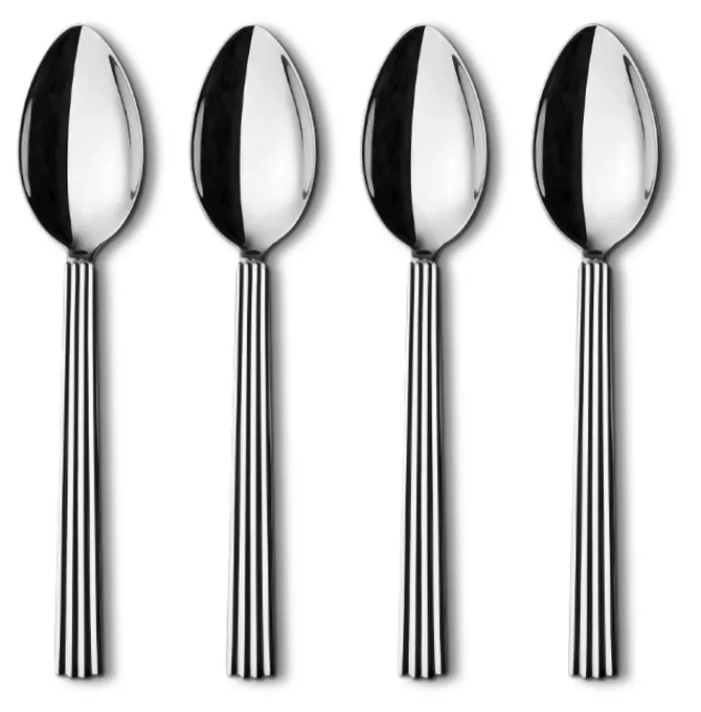 Georg Jensen Bernadotte teske stor 4 stk