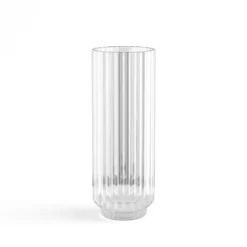 Georg Jensen Bernadotte vase glas rund H 22,5 cm