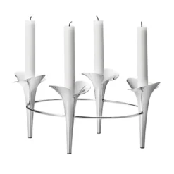 Georg Jensen Bloom Botanica lysestage rustfrit stål