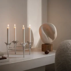 Georg Jensen Bloom Botanica lysestage rustfrit stål