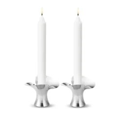 Georg Jensen Bloom lysestage 2 Stk. 7,3 cm