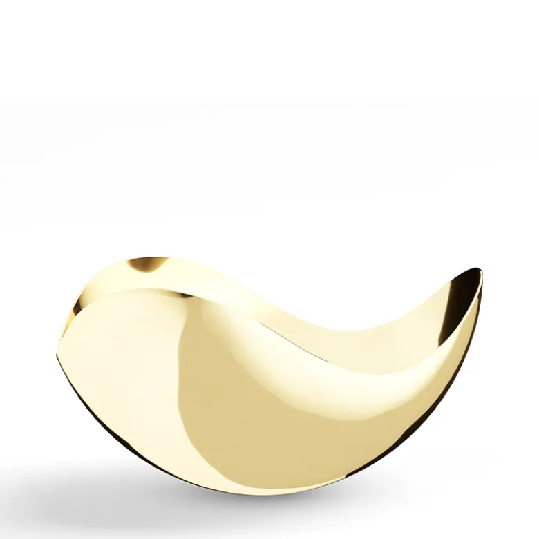 Georg Jensen Bloom skål guld 16 cm