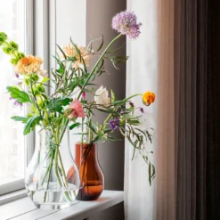 Georg Jensen CAFU vase glas mellem