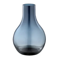 Georg Jensen Cafu vase mørk blå H 14,8 cm