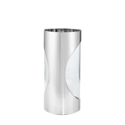 Georg Jensen Chrome Contours lysestage medium H 28 cm
