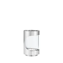 Georg Jensen Chrome Contours fyrfadsstage H 12 cm