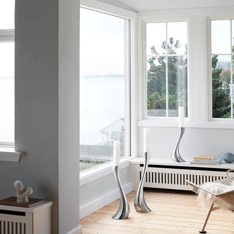 Georg Jensen Cobra gulvstage lille H 40 cm