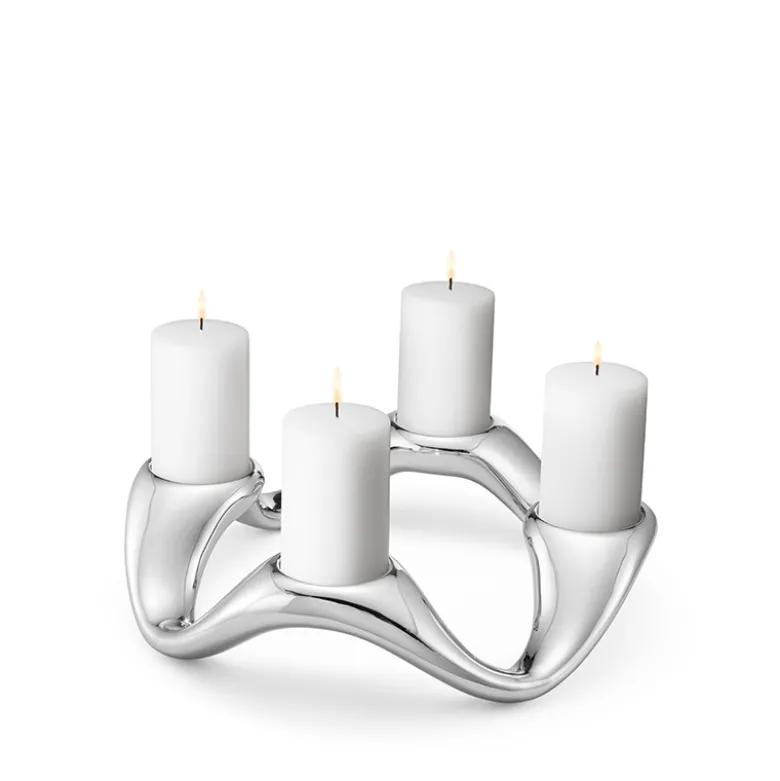 Georg Jensen Cobra lysestage 4 søjler