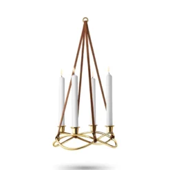 Georg Jensen forlænger forgyldt til season lysestage