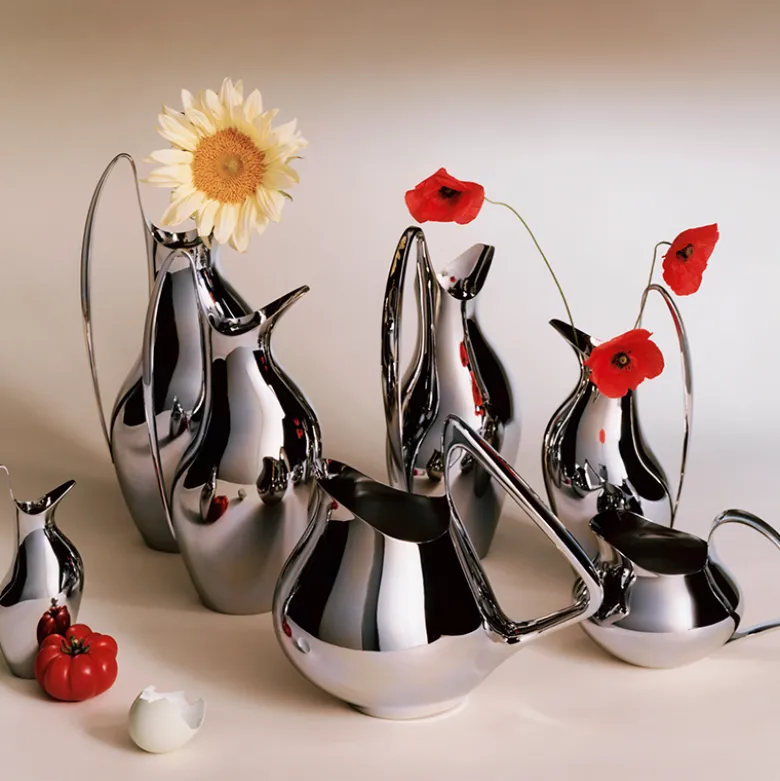 Georg Jensen Henning Koppel kande 02 stål 0,6 liter