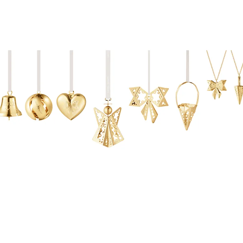 Georg Jensen Jul 2022 Gavesæt Med 8 Dele Forgyldt