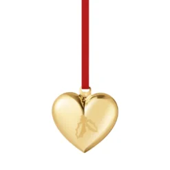 Georg Jensen Jul 2026 julehjerte forgyldt