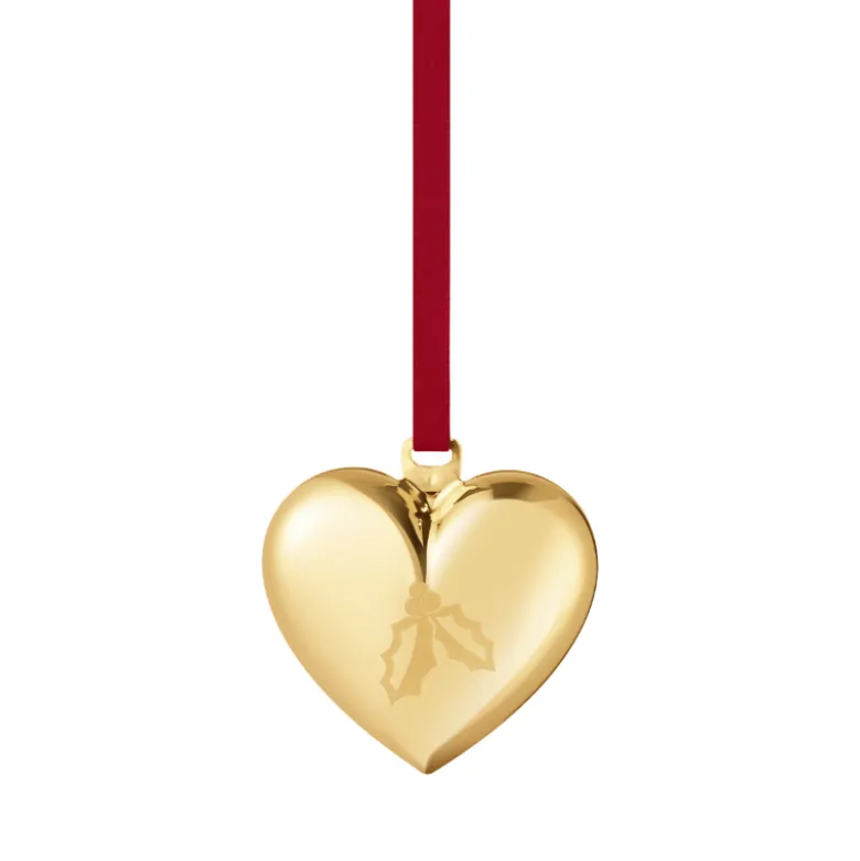 Georg Jensen Jul 2026 julehjerte forgyldt