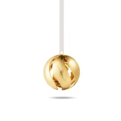 Georg Jensen Jul 2022 julekugle forgyldt