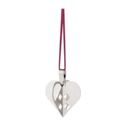 Georg Jensen Jul 2025 juleornament hjerte palladium med bånd