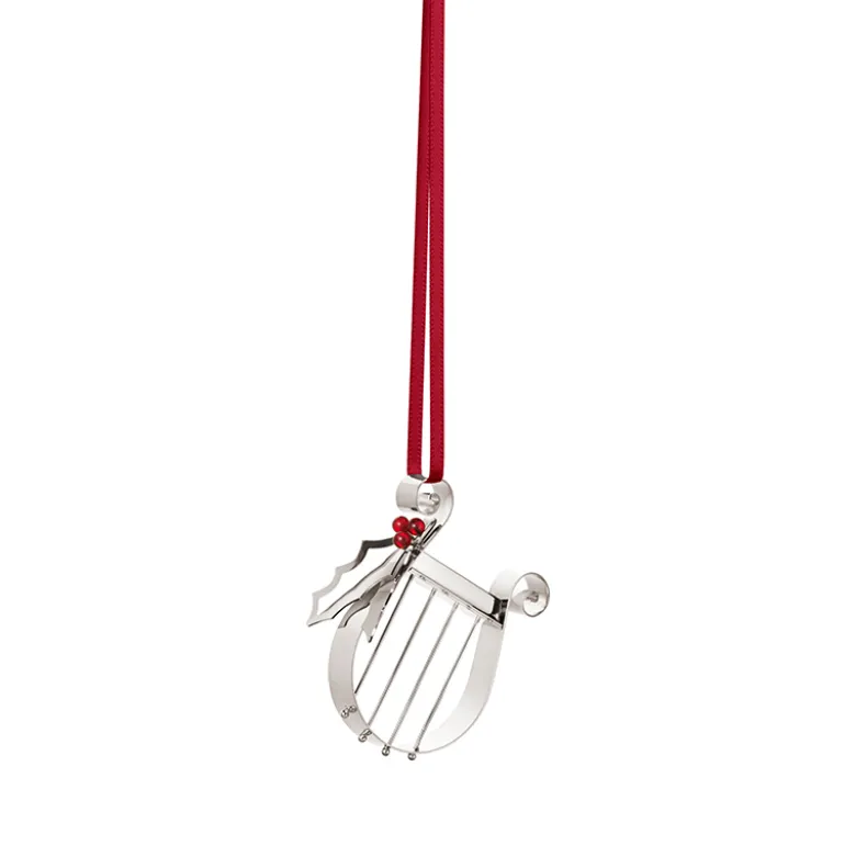 Georg Jensen Jul 2026 juleornament Harpe palladium