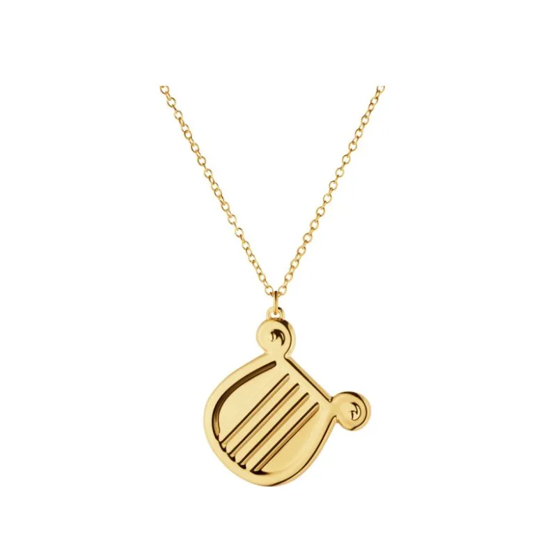 Georg Jensen Jul 2026 juleornament Harpe forgyldt