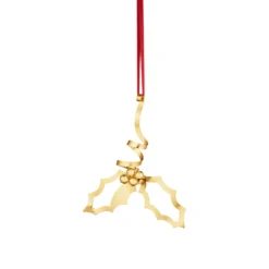 Georg Jensen Jul 2026 juleornament mistelten forgyldt lille