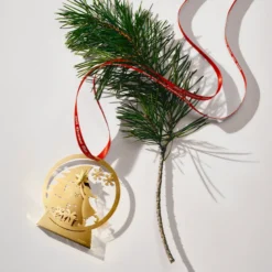 Georg Jensen Jul 2025 juleuro snekugle forgyldt