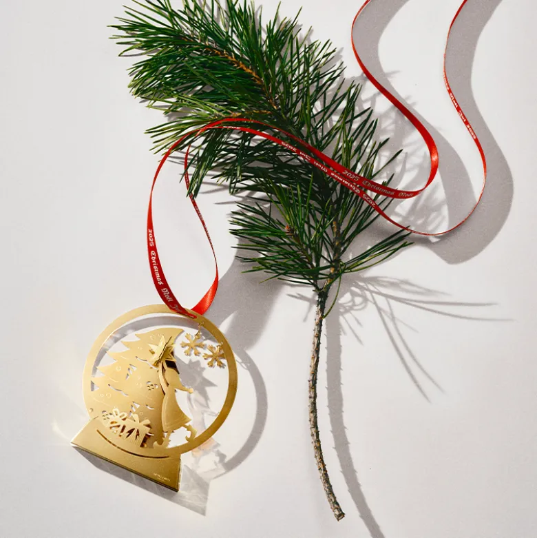 Georg Jensen Jul 2025 juleuro snekugle forgyldt