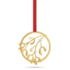 Georg Jensen Jul 2025 mistelten juleophæng 18 kt guld