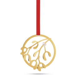 Georg Jensen Jul 2025 mistelten juleophæng 18 kt guld