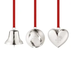 Georg Jensen Jul 2025 ornamentsæt 3 stk. palladium