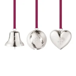 Georg Jensen Jul 2025 ornamentsæt 3 stk. palladium