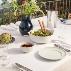 Georg Jensen Koppel Dinnerware hvid skål small 12cm