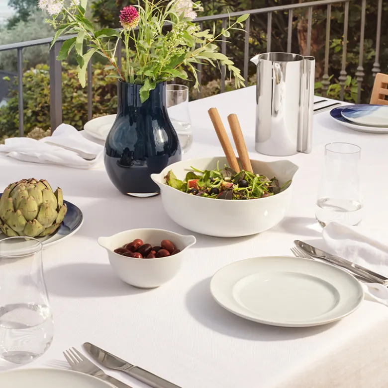 Georg Jensen Koppel Dinnerware hvid skål small 12cm