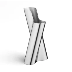Georg Jensen Lituus Floor vase stål H 49,8 cm