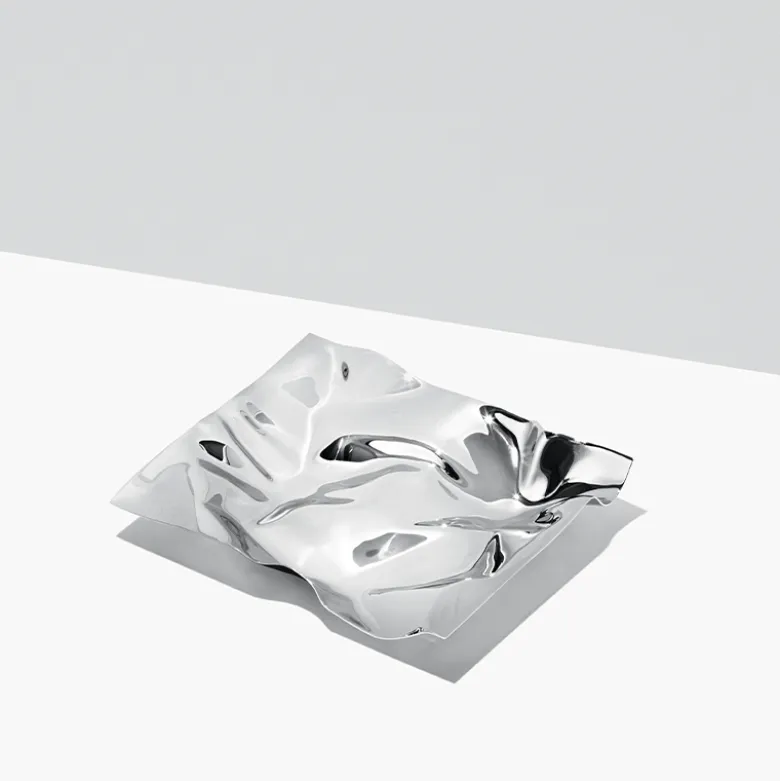 Georg Jensen Panton fad stål lille 14,7x17,6 cm
