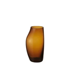 Georg Jensen SKY vase glas amber 21,5 cm