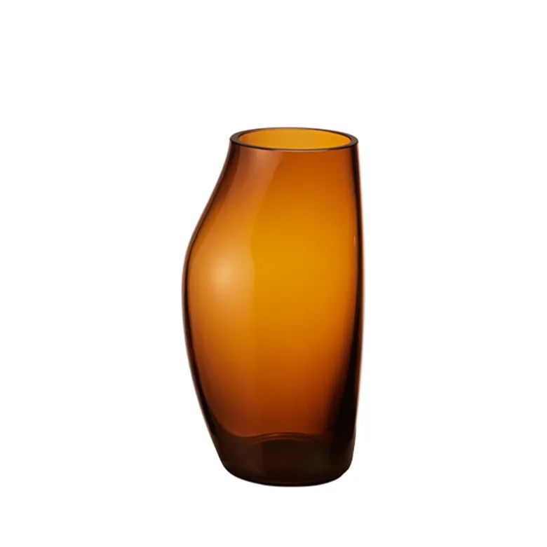 Georg Jensen SKY vase glas amber 30 cm