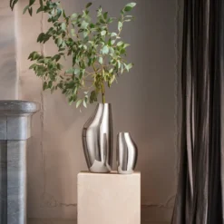 Georg Jensen SKY vase stål 27 cm