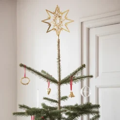 Georg Jensen topstjerne stor forgyldt