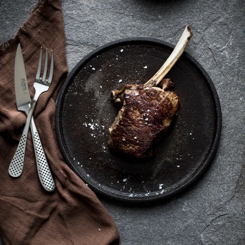 Global steakbestik sæt 4 dele stål
