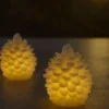 Grankogle LED lys 2 stk.