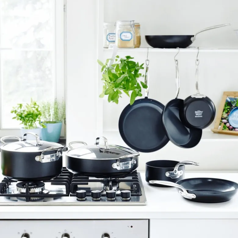GreenPan Barcelona stegepande sort Ø 28 cm