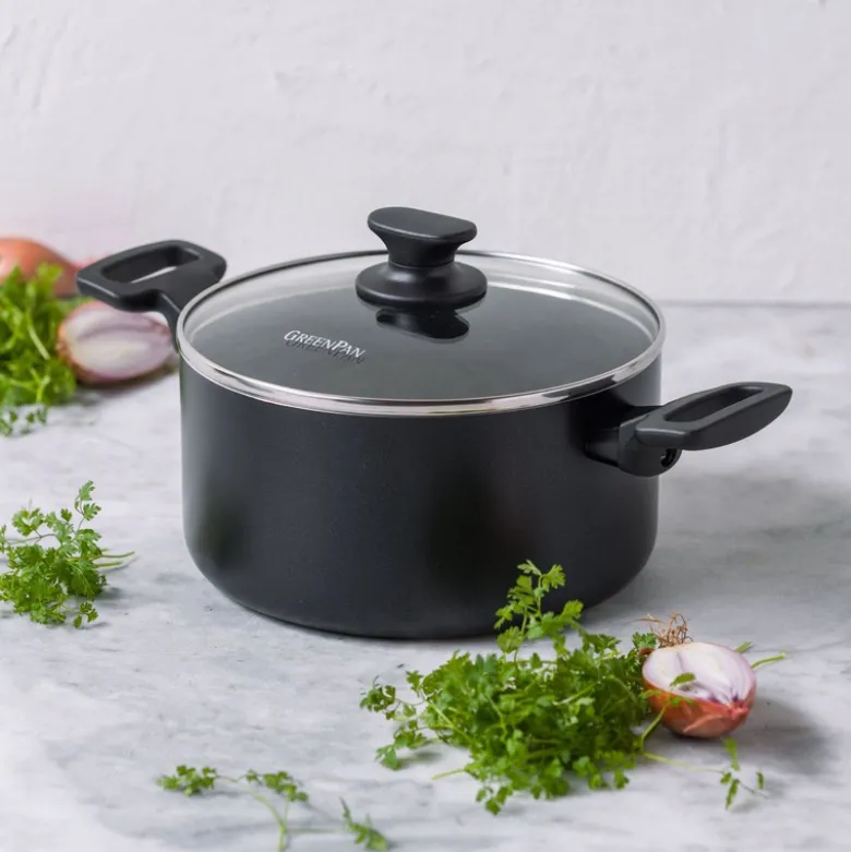 GreenPan Essence gryde sort 4.9 liter