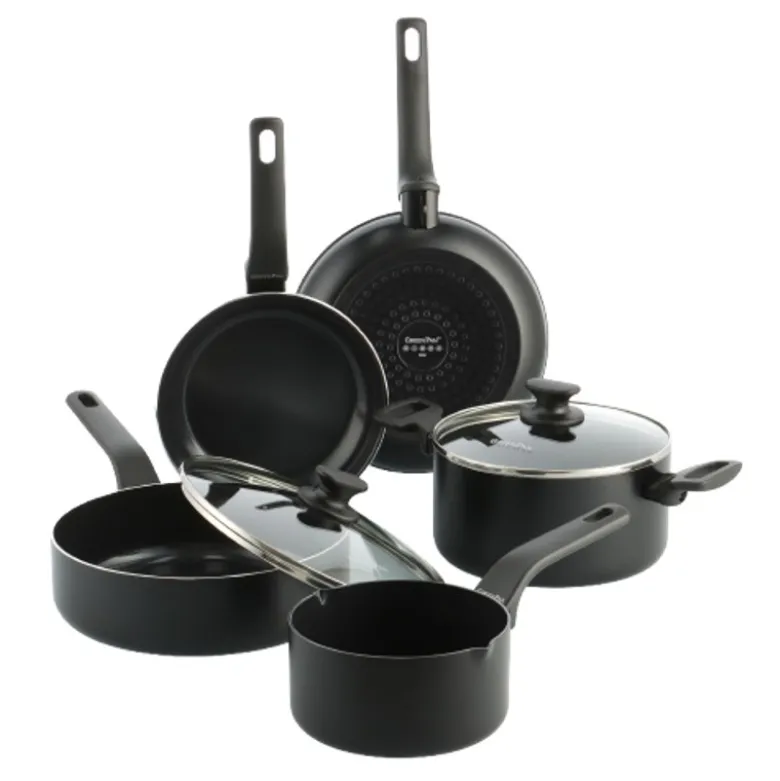 Greenpan Essence grydesæt sort 9 dele