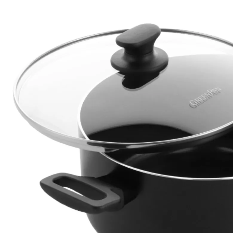 Greenpan Essence grydesæt sort 9 dele